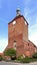 Darlowo, Poland - Historic quarter with medieval St. Mary\\\'s Church at the market square
