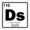 Darmstadtium chemical element