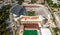 Darrell K Royal-Texas Memorial Stadium - home of the Longhorns Football Team in Austin - aerial view - AUSTIN, UNITED