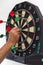 Dart Board with Darts