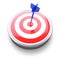 Dart Target Icon with Bull\'s eye