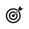 Dart target icon flat vector template design trendy