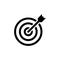 Dart target icon flat vector template design trendy