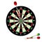 Dartboard and darts