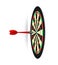 Dartboard illustration - dart game target