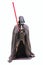 Darth Vader statue assembled from constructor set on isolated background. 3d illustration