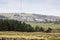 Dartmoor Prison viewed across the fields