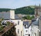 Dartmouth, Devon, Hillside Houses and Church