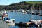 Dartmouth England. Inner harbour, river Dart, lower car ferry