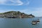 Dartmouth ferry River Dart in beautiful spring weather