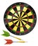 Darts with dart board game