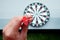 Darts and dartboard arrow game