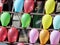 Darts shooting gallery with colorful balloons