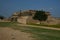 Dasara Dibba or the Mahanavami Dibba, a beautiful stone platform located within the Royal Enclosure of Hampi Karnataka, India