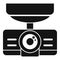 Dash cam recorder icon, simple style