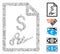 Dash Collage Signed Bill Icon