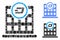 Dash Corporation Building Mosaic Icon of Round Dots