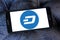 Dash cryptocurrency logo