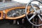 Dashboard of classic car