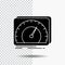 dashboard, device, speed, test, internet Glyph Icon on Transparent Background. Black Icon