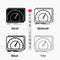 dashboard, device, speed, test, internet Icon in Thin, Regular, Bold Line and Glyph Style. Vector illustration