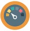 Dashboard Isolated Color Vector icon that can be easily modified or edit