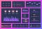 Dashboard ui. Mobile app user interface ux design kit. Infographics admin panel with graphs, chart and diagrams vector