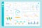 Dashboard UI. Simple data software, chart and HUD diagrams, admin panels. Modern financial application interface