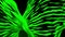 Dashed rotating lines in green color