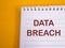 Data Breach, Internet Crime Words Concept