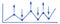 Data chart doodle. Business presentation diagram element