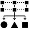 Data classification Solid illustration