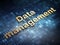 Data concept: Golden Data Management on digital background