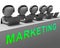 Data Driven Marketing Database Analytics 3d Rendering