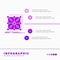 Data, framework, App, cluster, complex Infographics Template for Website and Presentation. GLyph Purple icon infographic style