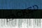 Data Hacked Estonia flag. Estonian flag with binary code.