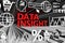 DATA INSIGHT concept blurred background 3d