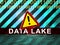 Data Lake Digital Datacenter Cloud 2d Illustration