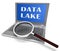 Data Lake Digital Datacenter Cloud 3d Rendering