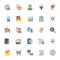 Data Management Flat Icons Collection