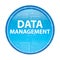Data Management floral blue round button