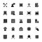Data Management Glyph Icons Set