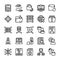 Data Management Line Icons