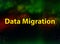 Data Migration abstract bokeh dark background