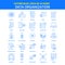 Data Organization Icons - Futuro Blue 25 Icon pack