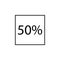 data percentage icon. Element of online and web for mobile concept and web apps icon. Thin line icon for website design and develo
