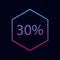 Data percentage nolan icon. Simple thin line, outline vector of online and web icons for ui and ux, website or mobile application