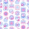 Data processing seamless pattern