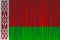 Data protection Belarus flag. Belorussian flag with binary code.