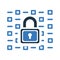 Data protection, Code, encryption, security icon